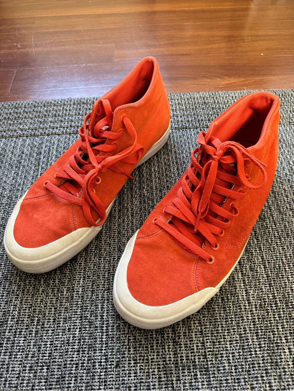 DC Evan Smith HI Zero Orange Men’s Size 12 US BMX Skate Shoes Sneakers